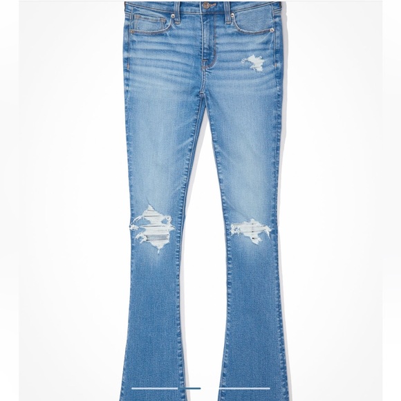 New AE Stretch High-Waisted Skinny Kick Jean - Picture 5 of 8